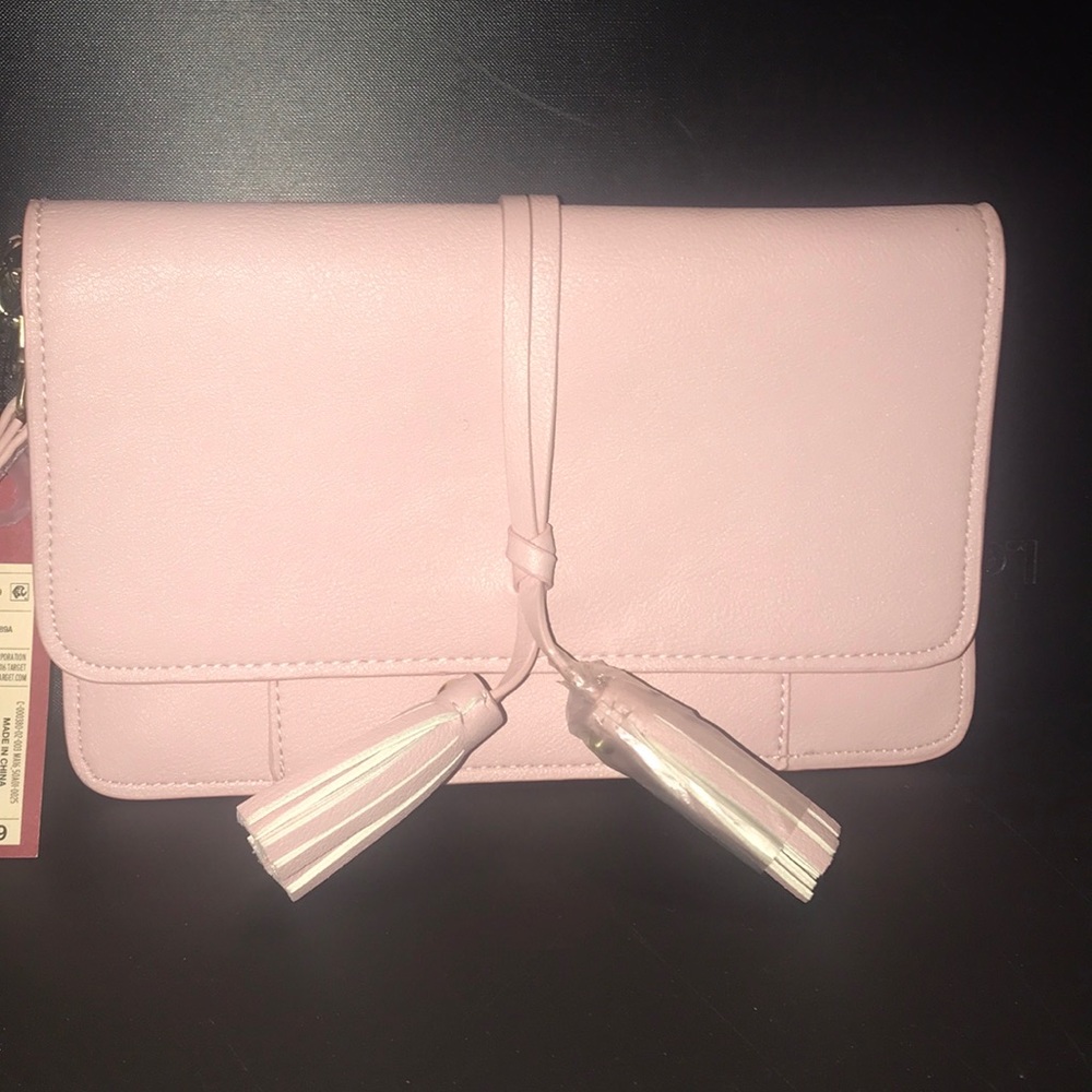 Cute pastel bay pink wristlet or clutch